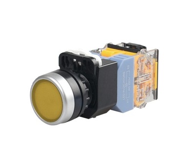 Przycisk tablicowy 22mm sterowniczy żółty