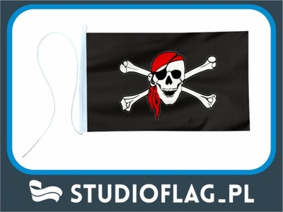 Flaga Piracka chusta bandera jachtowa 45x30cm qg