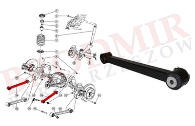 LEVIER ARRIÈRE JEEP EN HAUT SUPÉRIEUR COMMANDER 05-09 - milautoparts-fr.ukrlive.com