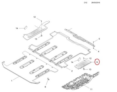 Подножка накладка порог бокового новый trafic vivaro фото №1