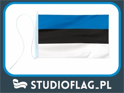 Flaga Estonia bandera jachtowa 30x20cm qg