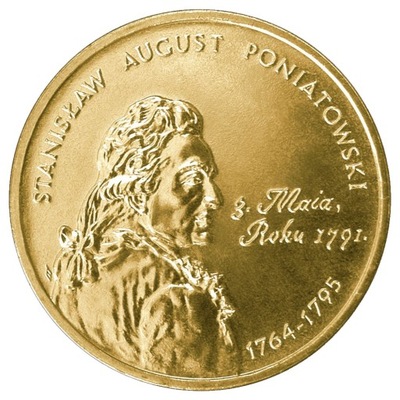 Moneta 2 zł Stanisław August Poniatowski