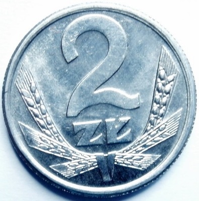 Moneta 2 zł złote 1989 r mennicza stan 1