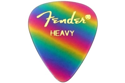 FENDER kostka gitarowa Rainbow - Heavy