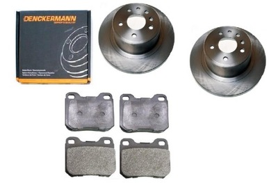 DISCS BRAKE PADS OPEL OMEGA B C REAR 286MM SET - milautoparts-fr.ukrlive.com