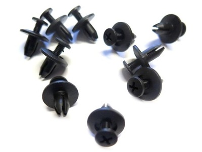 Клипсы штифты накладки пороговые потолочный kia rio фото №1