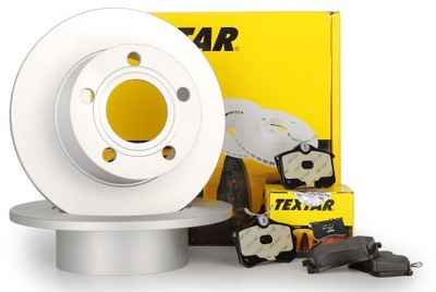 2× TEXTAR 92098203 DISQUE DE FREIN + TEXTAR SABOTS DE FREIN ARRIÈRE AUDI A3 A4 B5 B6 A6 C5 TT - milautoparts-fr.ukrlive.com