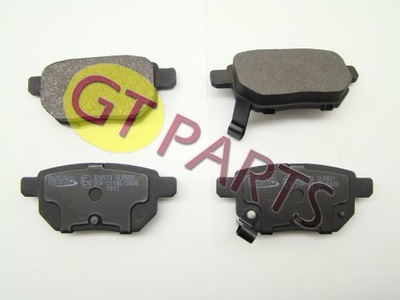 PADS BRAKE FOR TOYOTA AURIS YARIS IQ PRIUS REAR - milautoparts-fr.ukrlive.com