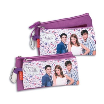 VIOLETTA piórnik podwójny DISNEY Hiszpania Wyprz!