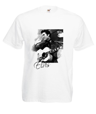 KOSZULKA ELVIS PRESLEY KING KRÓL WZORY