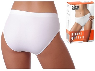Majtki bikini figi QUEENIE GATTA bezszwowe r. XL