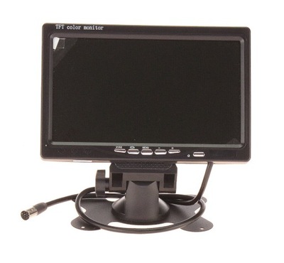 MONITOR WYŚWIETLACZ 7 CALI - MONITORING - TIR BUS KOMBAJN AUTO - 12V 24V