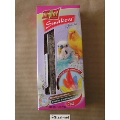 Vitapol smakers na pierzenie dla papugi falistej