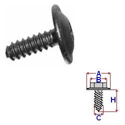 RIVET VIS DE MONTAGE AUDI SEAT VW SKODA C10022 - milautoparts-fr.ukrlive.com