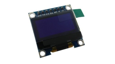 Wyświetlacz OLED 0,96" 3-5V SSD1306 dwukolor