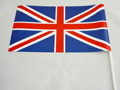 Chorągiewka papier Flaga Wielkiej Brytanii UK 5szt