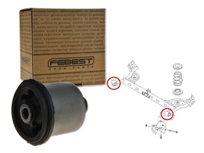 NISSAN NOTE 06- BUSHING BEAM REAR REAR - milautoparts-fr.ukrlive.com