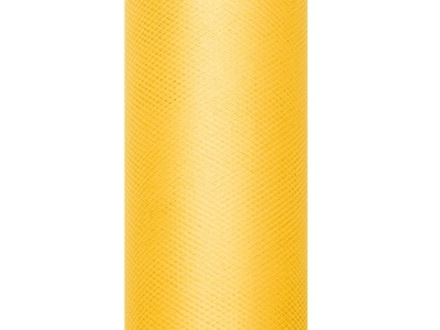 Tiul żółty 30cm na szpulce 9m dekoracje Wielkanoc ozdoby bieżnik kokardki