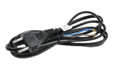 Kabel przewód sieciowy zasilający 2-żyłowy 1,5m