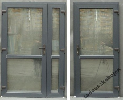 DRZWI PCV WARSZAWA ANTRACYT 100x210