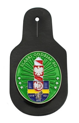 Śląski Oddział STRAŻY GRANICZNEJ odznaka na mundur