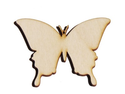 drewniany Motyl motyle ozdobna zawieszka