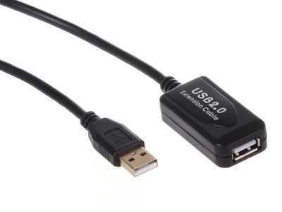 KABEL USB 2.0 AKTYWNY PRZEDŁUŻACZ 10M MCTV-757