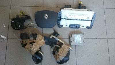 Laguna iii 3 подушка безопасности подушки безопасности датчик ремни набор комплект фото №1