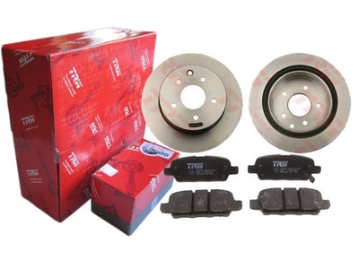 DISQUES + SABOTS DE FREIN TRW ARRIÈRE NISSAN X-TRAIL T30 T31 - milautoparts-fr.ukrlive.com