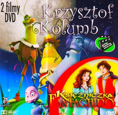 KSIĘŻNICZKA FANTAGHIRO KRZYSZTOF KOLUMB DVD DUBB