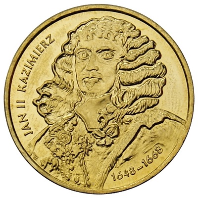 Moneta 2 zł Jan II Kazimierz