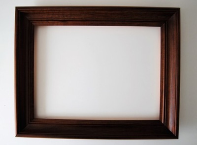 RamaRAMY drewniana frezowana bejcowana 50x60 BUNET