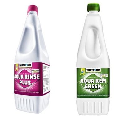 Thetford zestaw Aqua Kem Green 1.5l+Rinse PLus 1.5
