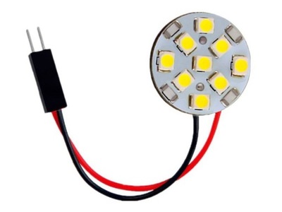 PANEL OKRĄGŁY 9 LED 5050 T10 W5W C5W C10W ŻARÓWKA
