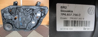 Подъемник стекло vw touareg 7p0 7p6837756c фото №1