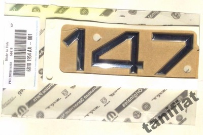 ALFA ROMEO 147 LOGO ZNAK NAPIS TYŁ 147