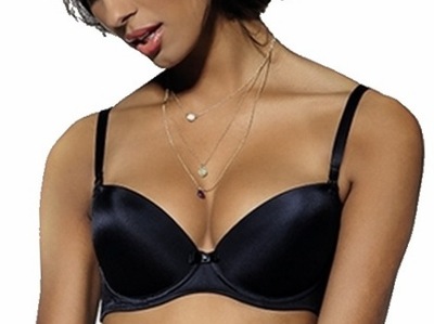 Elaine brassiere czarny Kris Line 75DD push-up