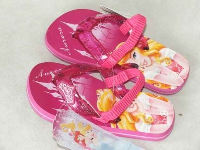 Sandałki klapki Disney księżniczka Aurora r 25