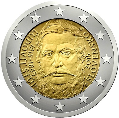 2 euro Słowacja Ludovit Stur 2015