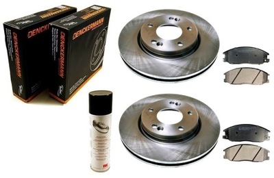 DISCS PADS HYUNDAI SANTA FE I SM 2000-2006 15'' TRAJET FRONT SET 276MM - milautoparts-fr.ukrlive.com