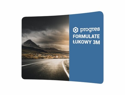 ŚCIANKA REKLAMOWA ŁUKOWA DWUSTRONNA 300cm