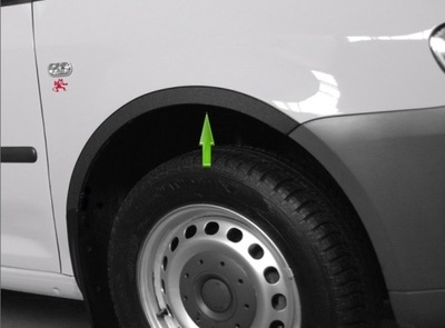 VW CADDY '15-20 TRIMS ON WING MUDGUARDS 4 PC. - milautoparts-fr.ukrlive.com