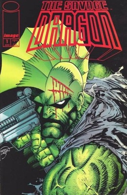 THE SAVAGE DRAGON # 1 - 1993 KOMIKS USA - 9.4