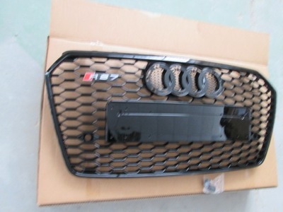 GRILLE RADIATOR GRILLE AUDI A7 2015-2017 PATTERN RS7 BLACK - milautoparts-fr.ukrlive.com