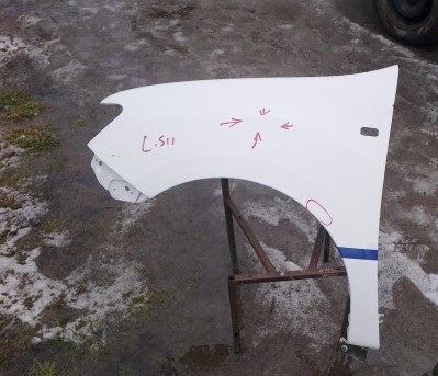 Крыло левый dacia logan 2 sandero ii 13- фото №1