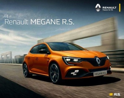 Renault Sport Megane R.S. prospekt mod 2019 Węgry 