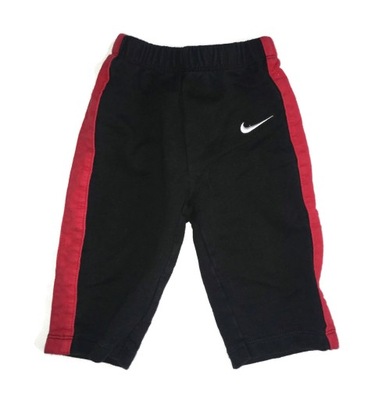 Czarne spodnie dresowe Nike 6-9 m-c