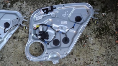 Механізм підйомник скло задня правий santa fe ii 08 фото №1