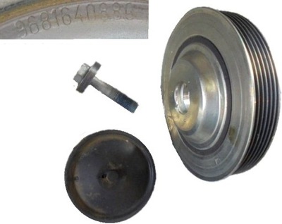 PEUGEOT CITROEN 2.0 HDI 163 WHEEL PULLEY 9681640880 - milautoparts-fr.ukrlive.com