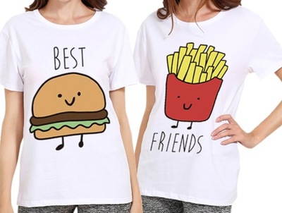 Koszulki zestaw Przyjaciółek BEST FRENDS